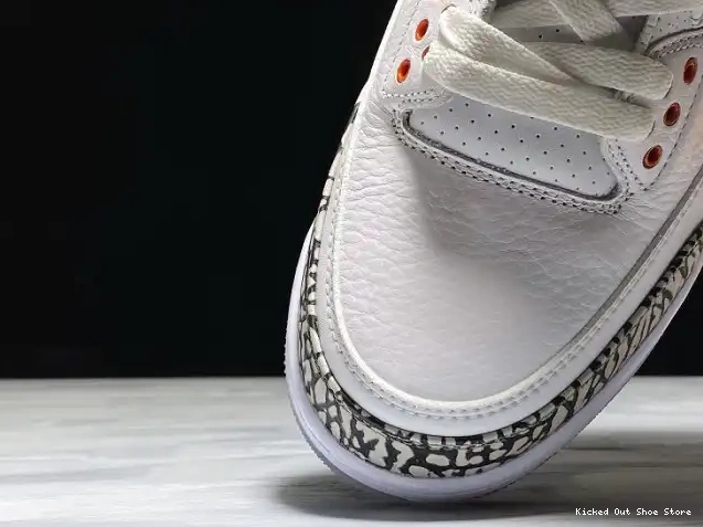 Kicked Out Shoe Store THROW 923096-101 white 3 Retro mens Jordan LINE